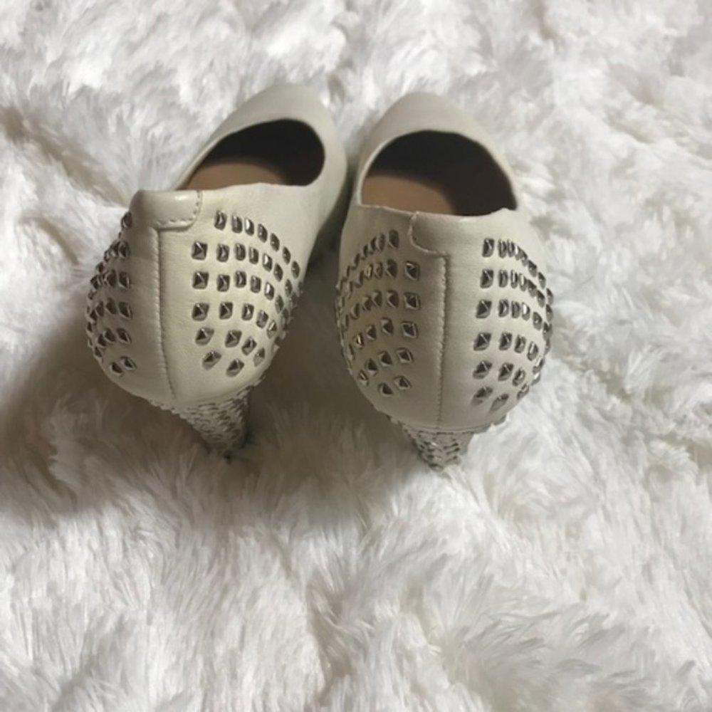 Jipi Japa off white Studded Shoes Size 8 - Picture 4 of 7